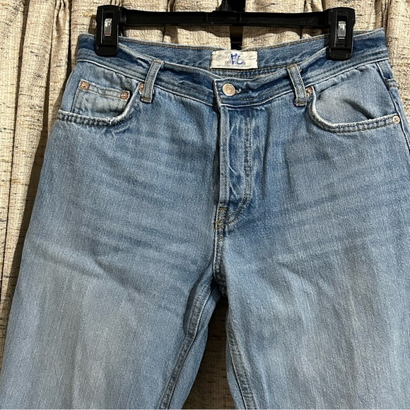 We The Free - Free People Maggie Ripped Crop Straight Jeans - 26 - Picture 2 of 10